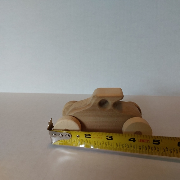 🔴Buy 2 - Get 1 -- Set of 3 Handmade Wooden Cars, Unfinished - Picture 5 of 16
